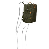 Bric's X-Travel Montagne Backpack 16 Inch, Water-Resistant Recycled Nylon Carry-On Daypack with Compression Straps, Padded Backpanel, Laptop Sleeve and Luggage Pass-Through - Olive
