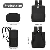 Insulated Cooler Backpack 30 Cans - Leak Proof Beer Backpack Lightweight Cooler Bag for Travel, Camping, Beach, Lunch (Black)