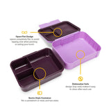 RTIC Kids' Pack & Snack Set - Includes 2-in-1 Day Backpack, Bento Box, Water Bottle & Ice Pack, School, Travel, Girls, Boys, Lavender