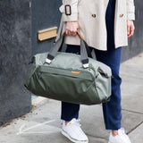 Peak Design Travel Duffel 35L, Sage, Extra-Wide Single Zip Access, Weatherproof Shell, 4 External Pockets, Fits Packing Cubes & Camera Cubes, Ideal for Weekend Trips, Versatile Duffel Bag for Travel