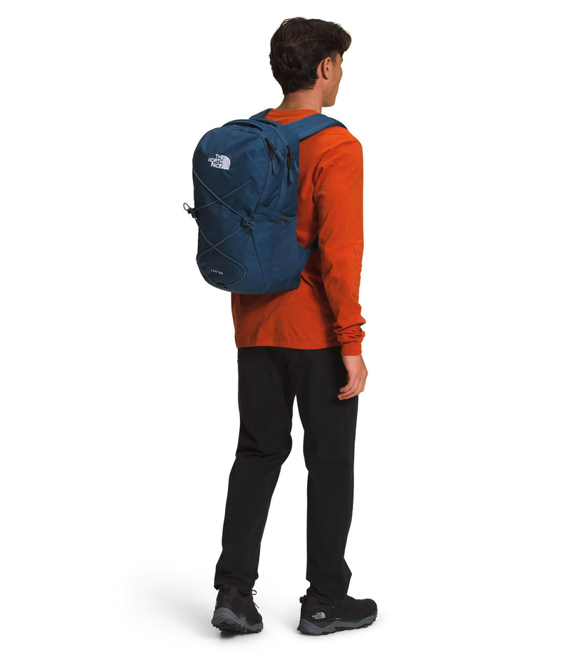 The North Face Jester Everyday Laptop Backpack - Commuter Daypack, Water Repellent, Laptop Sleeve, Shady Blue/TNF White-NPF, One Size