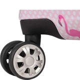 Betsey Johnson Luggage Hardside 3 Piece Set Suitcase With Spinner Wheels (20" 26" 30") (One Size, Flamingo Strut)