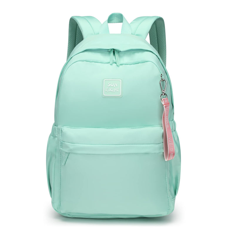 Reqinqin SUNEIGHT 30L Girls School Backpack Waterproof Large Capacity-Lightweight Travel Bookbag for Elementary Students Ages 6-18 Years Old,Durable Toddler Backpack for Kids (Green)