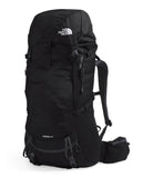 The North Face Terra 55 Backpack - Unisex Hiking Pack, Cinch-Top Opening with Zipper, Pole & Ice Axe Attachments, TNF Black/Asphalt Grey-NPF, Small/Medium