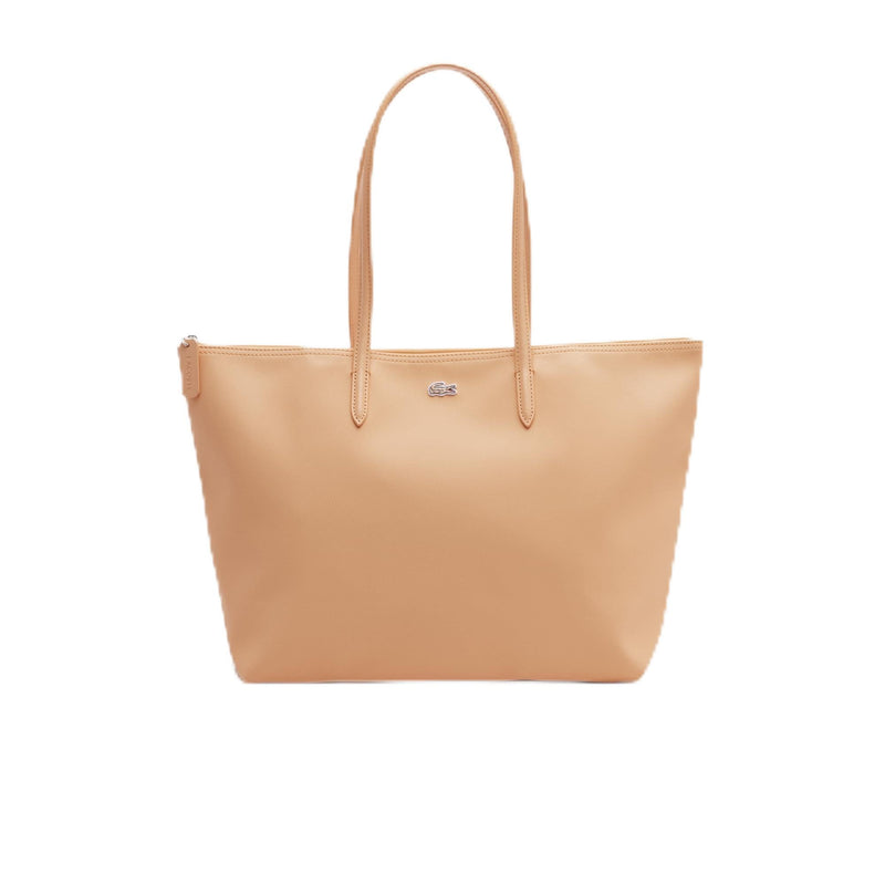 Lacoste Women's L.12.12 Concept Large Tote Bag, Tan (Smooth), One Size