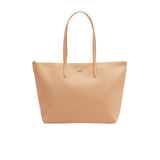 Lacoste Women's L.12.12 Concept Large Tote Bag, Tan (Smooth), One Size