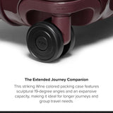 Tumi Unisex 19 Degree Extended Trip Expandable 4-Wheel Wine One Size