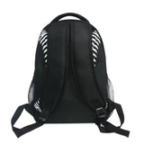 Miaoquhe Black Baseball Backpacks School Bookbag for Kids Sport Softball Backpacks Laptop Shoulder Bag for Women Girls Men Boys School Casual Daypack for Travel Hiking Camping