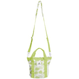 adidas Women's Essentials Mini Tote Crossbody Bag, Pulse Lime-Almost Lime Color Wash/Pulse Lime Green/White, One Size