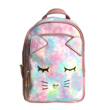 Betsey Johnson Luv Betsey B-Jax Tie Dye Kitty Small Backpack, Pink Multi