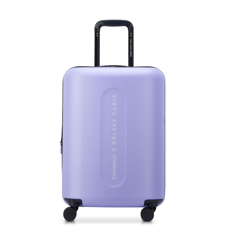 florence by mills Catch Flights Hardside Expandable Luggage with Spinner Wheels, Lavender, Carry-On 20 Inch