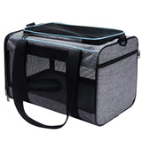 Vceoa 19x12x12 Inches Cat, Dog Carrier for Pets Up to 22 Lbs, Soft-Sided Cat Bag Animal Carriers Travel Puppy Carry As a Toy of Fabric Pet Home