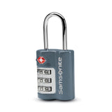 Samsonite 3-Dial Combination Lock, TSA Approved Travel Lock, State Blue
