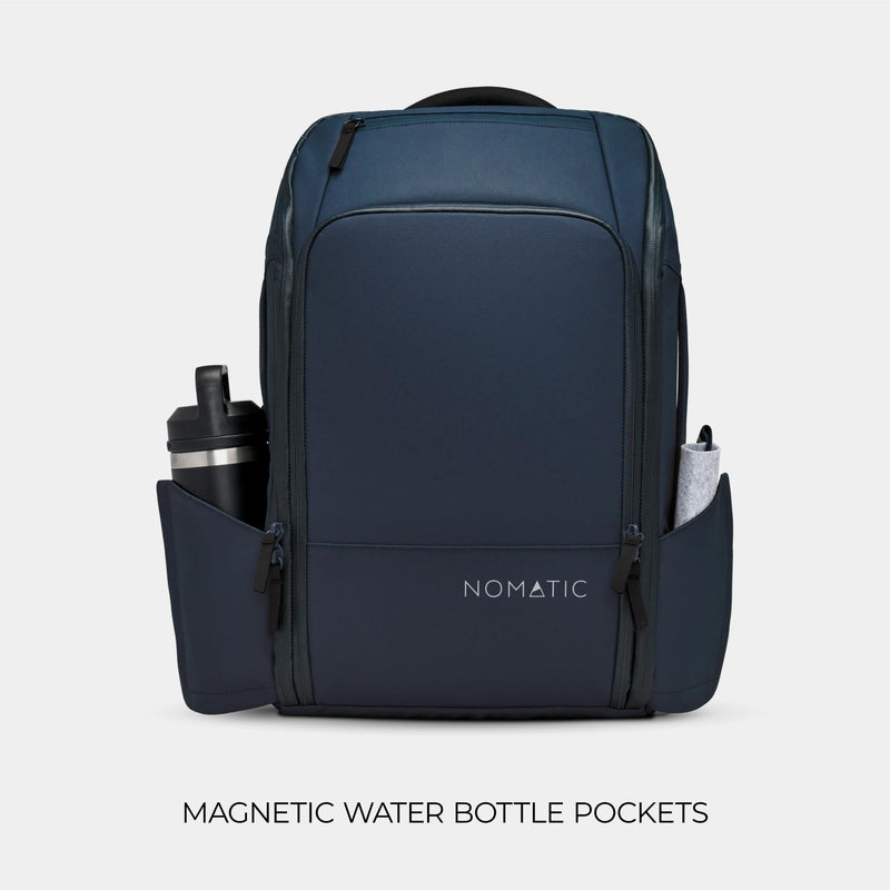 NOMATIC 20L Travel Pack - Mens Travel Backpack - Expandable to 30L - Water Resistant Daypack - TSA-Ready - Lightweight Business Traveling Backpack for Men - 16" Laptop Compartment
