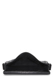 Gucci, Pre-loved Black GG Imprime Buckle Flap Messenger, Black