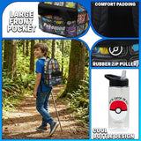 Get Trend Pokemon Boys Backpack and Water Bottle, 2 Piece Set