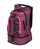 ARENA Unisex Adult Fastpack 3.0 Swimming Athlete Sports Backpack for Swimming Training Gear Gym Bag for Men and Women, 40 Liters, Plum/Neon Pink