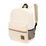 Ocean Pacific OG Corduroy Backpack for Travel, Sports, Beach, Work, Casual Daypack for Men Women Fits 15.6 Inch Laptop (Beach)