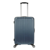 World Traveler Dejuno Beaumont Lightweight Hardside Expandable Spinner Luggage, Blue, Carry-On