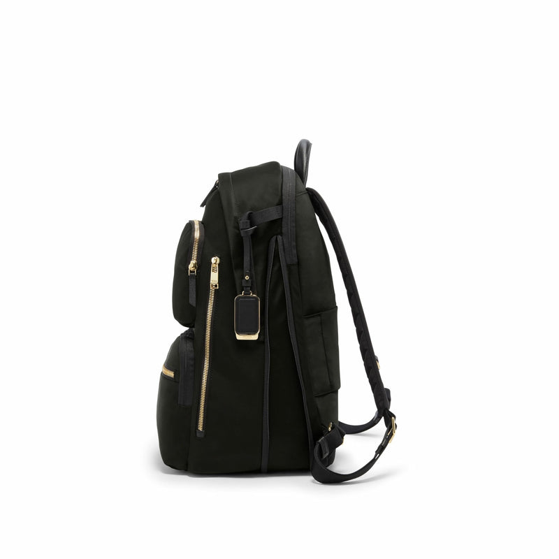 TUMI - Voyageur Montana Backpack - Stylish Travel Backpack for Women - For Business, Work - Fits up to 16" Laptops - Black/Gold