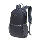 KAUKKO Ultra Lightweight Packable Backpack, Water Resistant Travel Hiking Shoulder Bag,Small Sport Daypack, Handy Foldable Camping Outdoor Backpack (01BLACK)