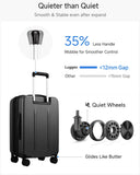 LUGGEX Carry On Luggage and 6 Set Travel Packing Cubes Bundle – Travel Essentials