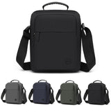 RELITRK Small Messenger Bag for Men Women, Purse for Men Multi Pocket Purses Bag Hold Phone Handset Anti Theft (Black)