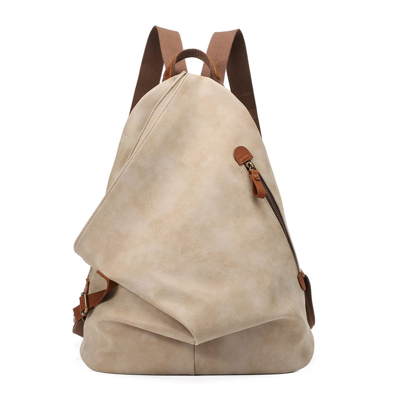KL928 PU Leather Vintage Backpack – Large Casual Daypack Outdoor Travel Rucksack Hiking Backpacks for Men Women