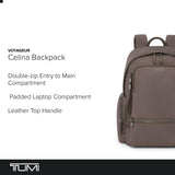 TUMI - Voyageur Celina Backpack - Women's Work and Travel Bag - 16.0" X 10.6" X 6.5" - Holds Up to 16" Laptop - Mink