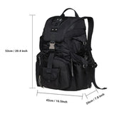 KAUKKO Travel Laptop Backpack Hiking Backpack Travel Camping Bag Outdoor Sports Leisure Daypacks(Black)