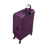 It Luggage Circulator 22" Softside Carry-On 8 Wheel Expandable Spinner, Italian Plum