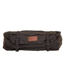 OUTBACK TRADING Unisex 2004 Waterproof Breathable Brown Oilskin Cotton Equestrian Cantle Saddle Bag for Horse Riding
