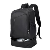 seyfocnia Gym Backpack for Men,Waterproof Gym Bag With Shoe Compartment Lightweight Travel Bag Sports Backpack Casual Daypack-Black
