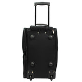 Dejuno 20-inch Carry-on Rolling Duffle Bag - Charcoal
