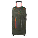 Eddie Bauer Expedition Rolling Duffel Bag with Wheels | Travel | Check-In | Luggage | Rugged | Durable - Dark Thyme, 34"