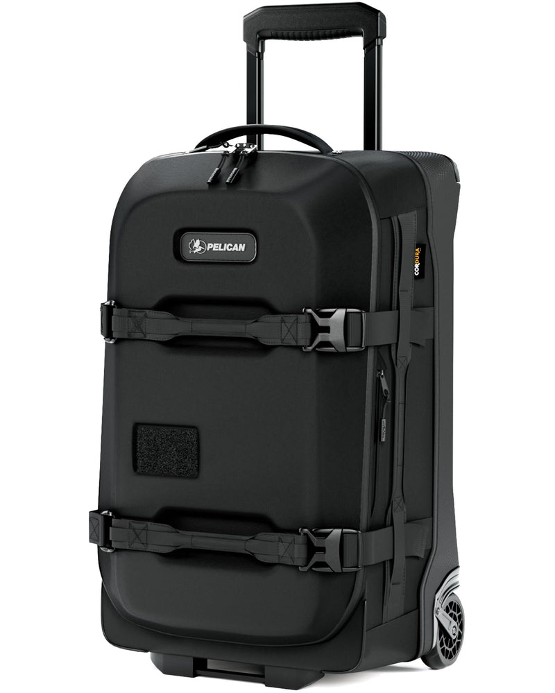 Pelican Aegis Luggage - Carry On Duffel Bag with Wheels - 22 Inch Carry On Bag - Airline Approved (Black)