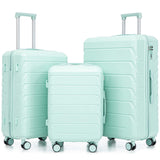 Luggage Sets 3 Piece, Hardshell Suit case with Spinner Wheels Lightweight
