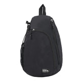 Eddie Bauer Ripstop 8L Shoulder Sling Pack with Padded Air-Mesh Adjustable Crossbody Strap for Right or Left Handed Fit - Black