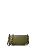 Michael Kors Bryant Small Convertible Crossbody Bag, Gold-Tone Hardware/Pebble Leather/Pistachio