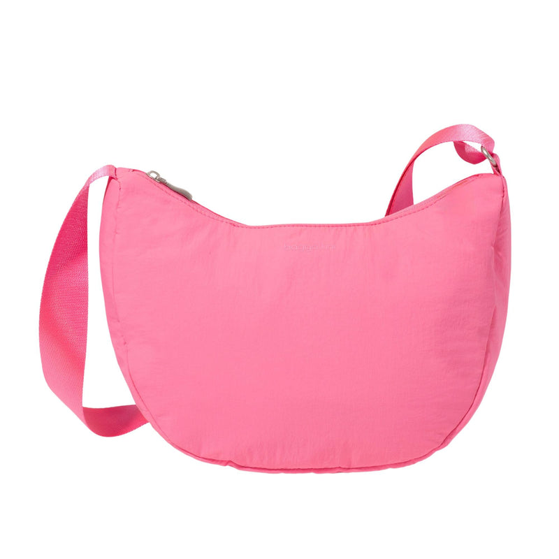 Baggallini Swift Crescent Crossbody Bag for Women - Lightweight 12"x8" Travel Purse Handbag