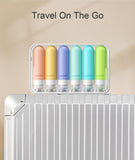 Quatish Travel Bottles for Toiletries 6 Pack, Original Patented Leakproof 3 oz Tsa Approved Travel Size Containers, BPA Free Silicone Shampoo and Conditioner Bottles, Camping Essentials