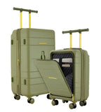 French Connection 2 Piece Trunk Luggage Set, Sage | Backpacks4Less