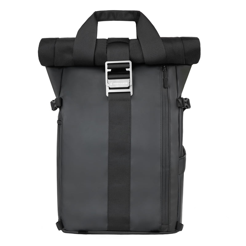 Besnfoto Camera Backpack Waterproof Camera Bag Satchel for Photographer DSLR SLR Mirrorless with Laptop Compartment and Rain Cover