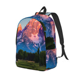 grand teton national park Print Comfortable Backpack Outdoor Daypack Hiking Commute Office Travel Versatile Use