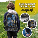 Batman Kids Backpack with Insulated Lunch Pocket for School & Travel
