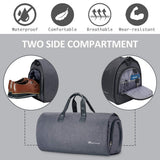 Tie Case Bag and Convertible Garment Duffel Bag