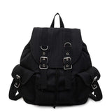 Cutemoria Women's Fashion Backpack Purse Japanese Style Shoulder Bag Large Capacity Lightweight Backpack for Travel Work (Black)