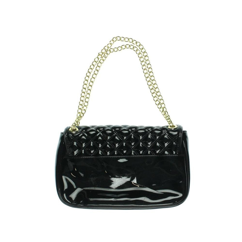 Anne Klein Happy Tweed Medium Flap Shoulder Bag,Black,One Size