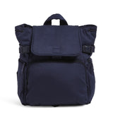 Vera Bradley Women's Cotton Utility Backpack, Classic Navy - Recycled Cotton, One Size | Backpacks4Less
