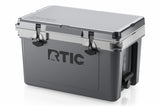 RTIC Ultra-Light 32 Quart Hard Cooler Insulated Portable Ice Chest Box for Drink, Beverage, Beach, Camping, Picnic, Fishing, Boat, Barbecue, 30% Lighter Than Rotomolded Coolers, Dark Grey & Cool Grey